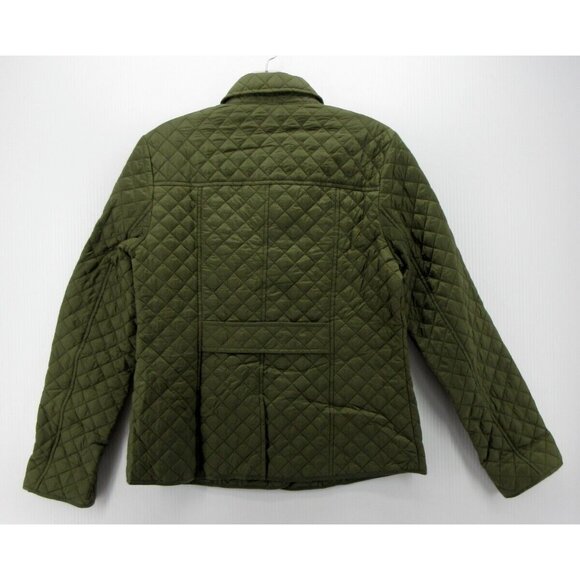 Gumps San Francisco Jacket Small Quilted Coat Button Up Insulated - Picture 7 of 11
